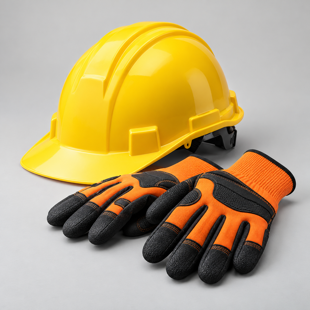 Kit de seguridad casco y guantes · DEMO