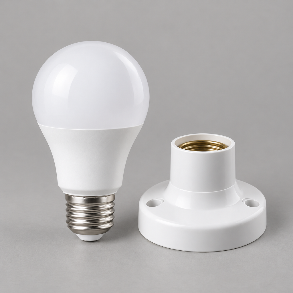 [DEMO-ELE-003] Bombillo LED 12W con portalámpara · DEMO