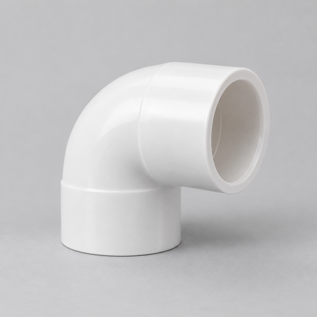 Codo PVC 1/2 pulgada 90 grados · PRUEBA