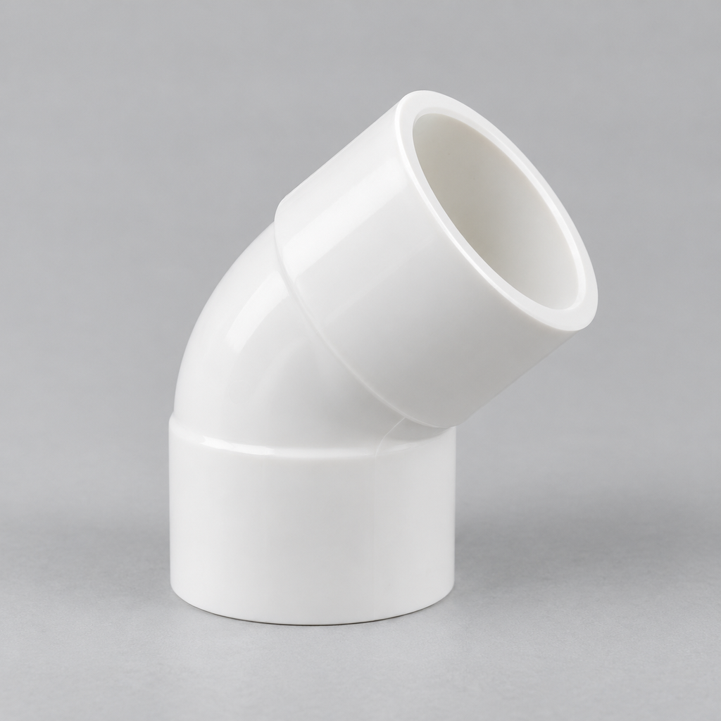 Codo PVC 1/2″ 45° · DEMO